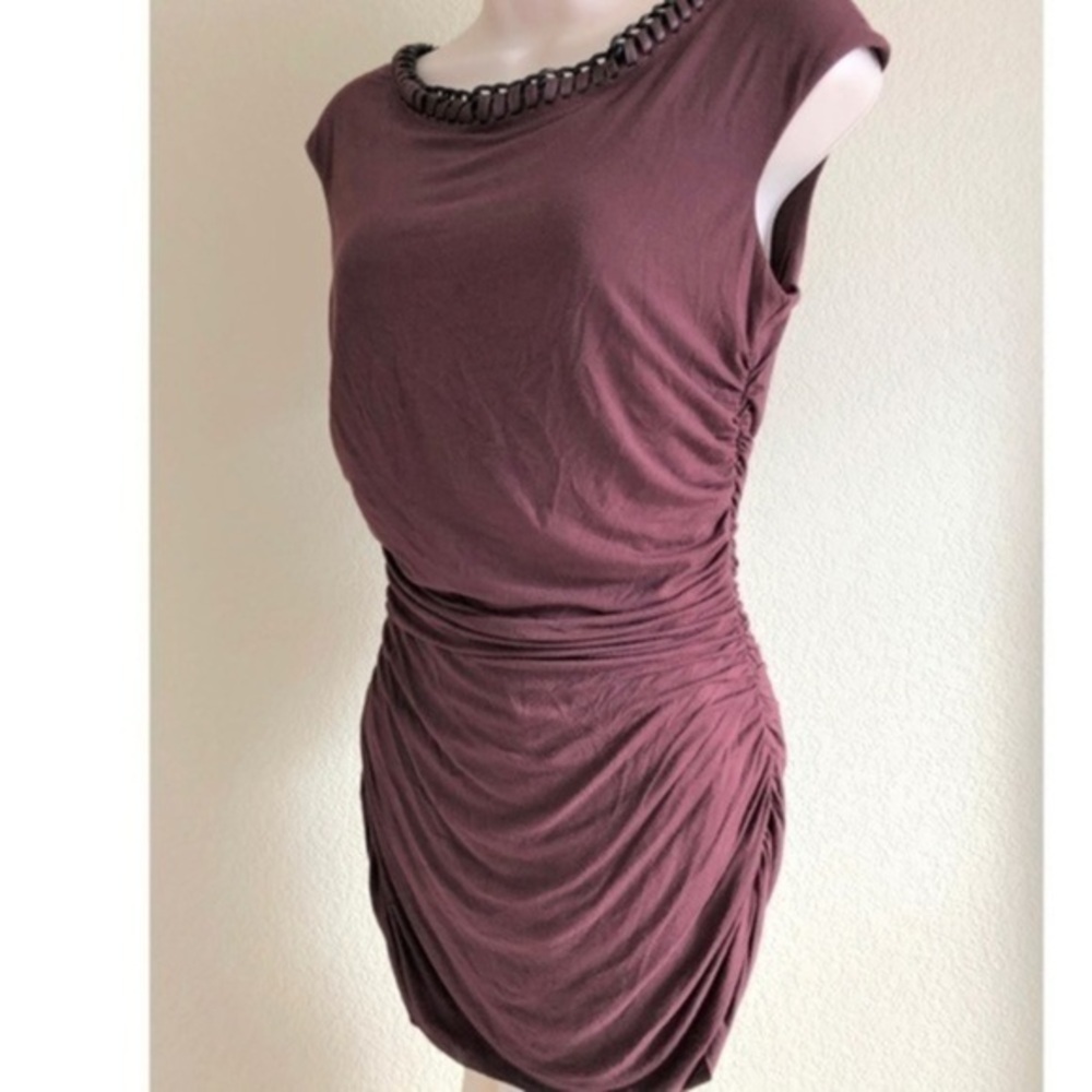 BAILEY44 medium burgundy chain top - Picture 2 of 9